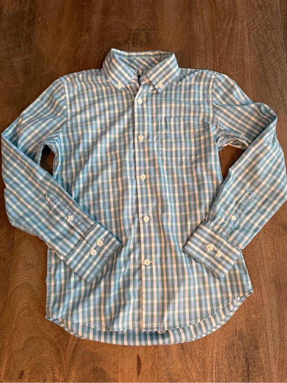 Johnnie-O Everyday Performance Jr. Plaid Button Down Shirt Boys Size 10 L53